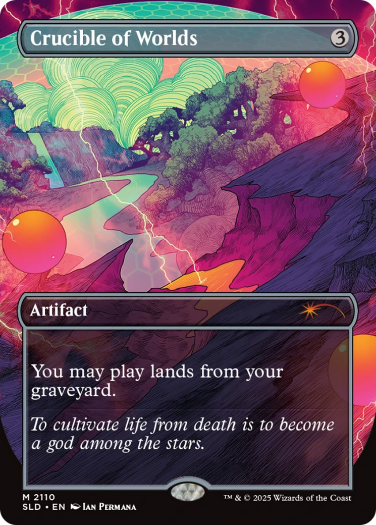 Crucible of Worlds (Galaxy Foil) [Secret Lair Drop Series] | Gamers Paradise