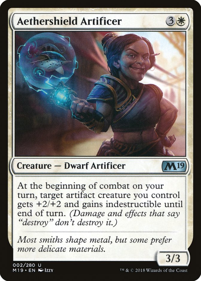 Aethershield Artificer [Core Set 2019] | Gamers Paradise