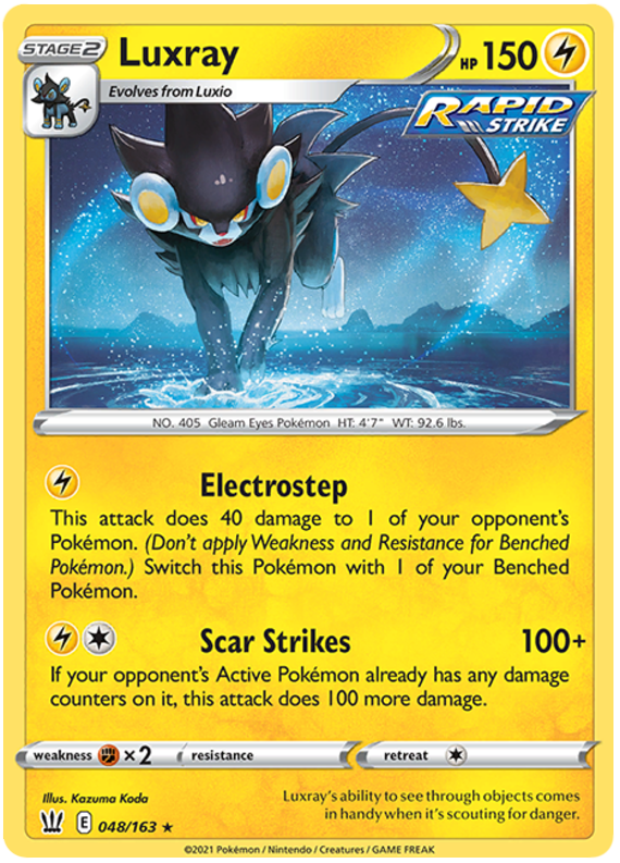 Luxray (048/163) [Sword & Shield: Battle Styles] | Gamers Paradise