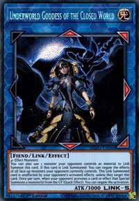 Underworld Goddess of the Closed World [BLVO-EN050] Secret Rare | Gamers Paradise