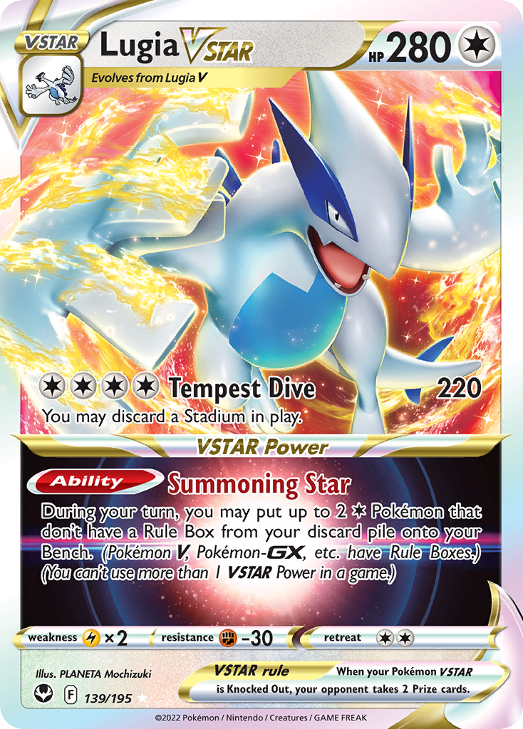 Lugia VSTAR (139/195) (Jumbo Card) [Sword & Shield: Silver Tempest] | Gamers Paradise