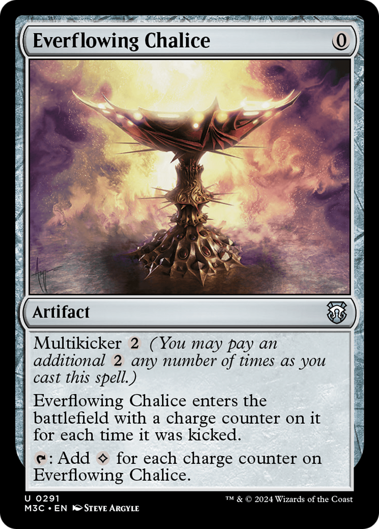 Everflowing Chalice (Ripple Foil) [Modern Horizons 3 Commander] | Gamers Paradise