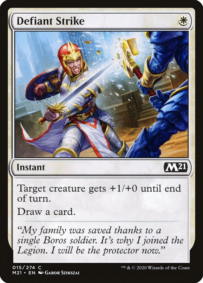 Defiant Strike [Core Set 2021] | Gamers Paradise