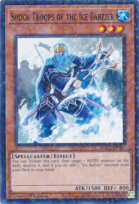 Shock Troops of the Ice Barrier (Duel Terminal) [HAC1-EN037] Common | Gamers Paradise