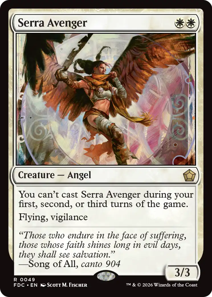 Serra Avenger [Foundations Commander] | Gamers Paradise