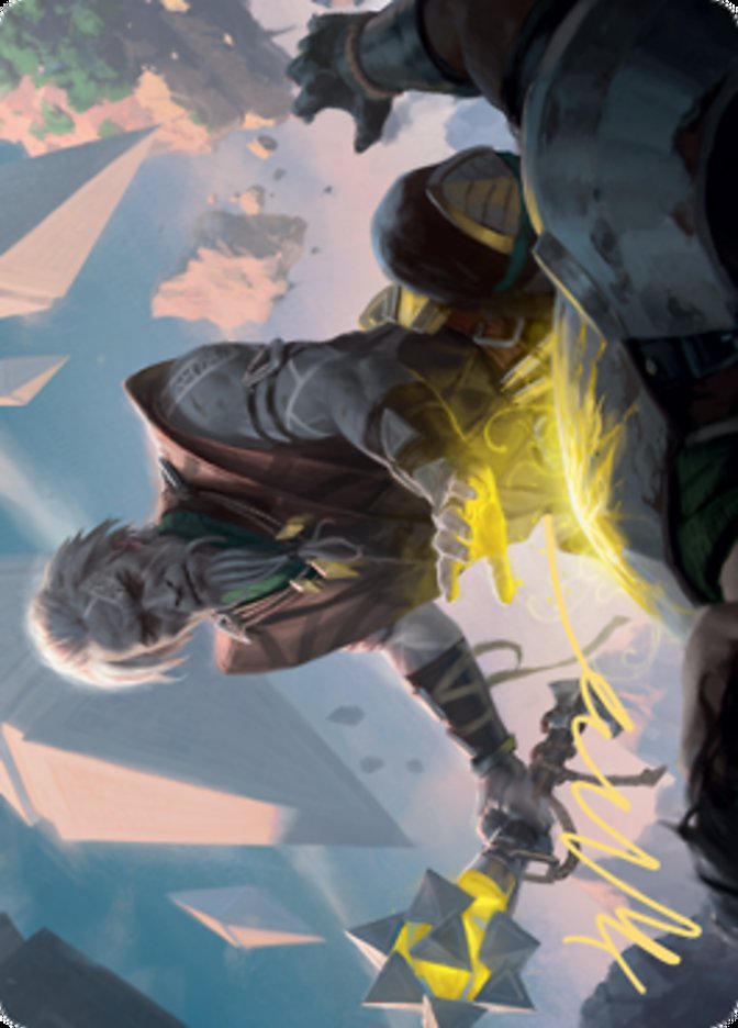 Expedition Healer Art Card (Gold-Stamped Signature) [Zendikar Rising Art Series] | Gamers Paradise