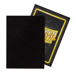 Dragon Shield: Standard 100ct Sleeves - Black (Non-Glare Matte) | Gamers Paradise
