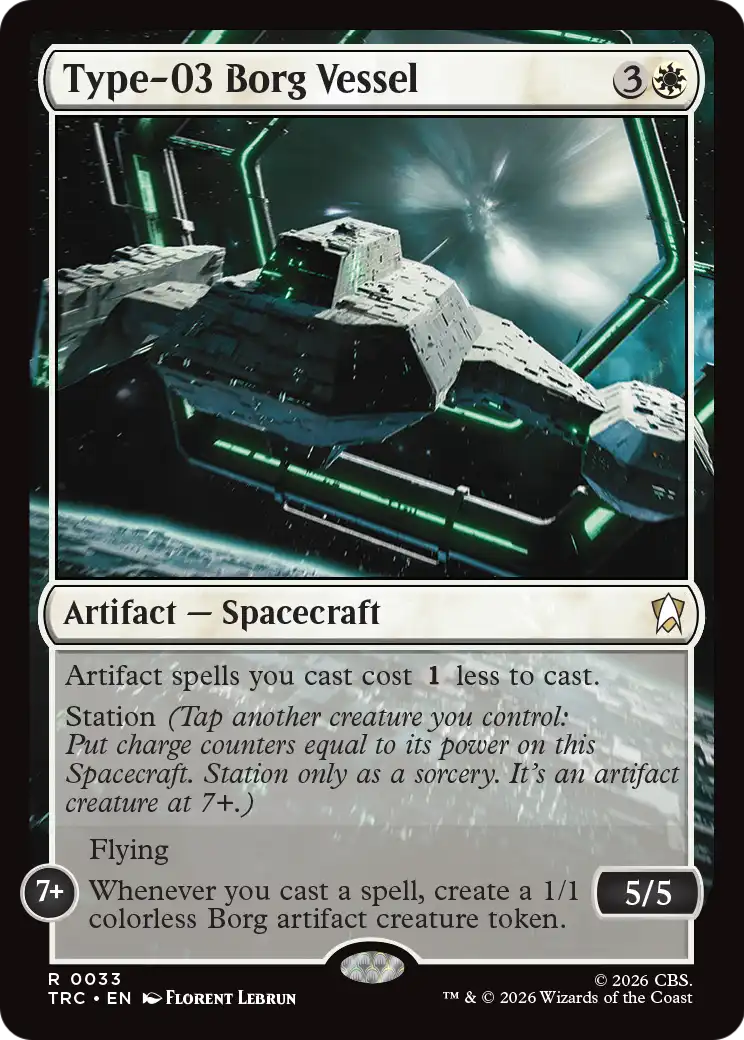 Type-03 Borg Vessel (Surge Foil) [Star Trek Commander] | Gamers Paradise