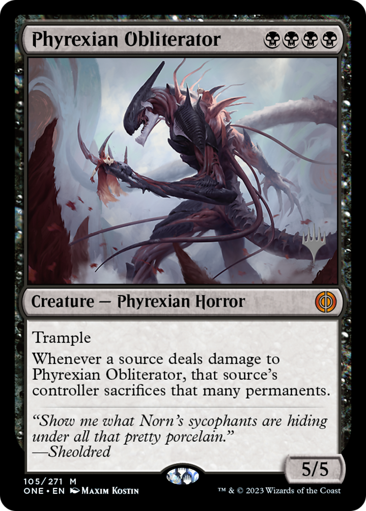 Phyrexian Obliterator (Promo Pack) [Phyrexia: All Will Be One Promos] | Gamers Paradise