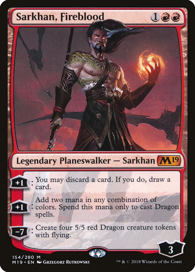 Sarkhan, Fireblood [Core Set 2019] | Gamers Paradise