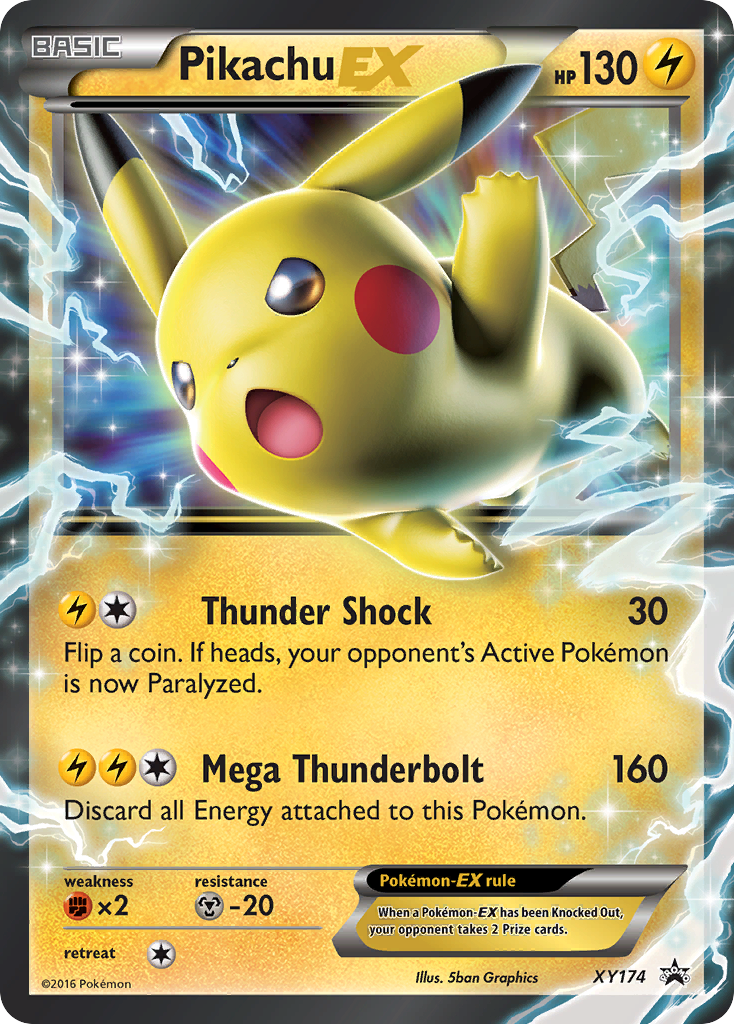 Pikachu EX (XY174) [XY: Black Star Promos] | Gamers Paradise