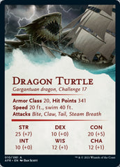 Dragon Turtle Art Card [Dungeons & Dragons: Adventures in the Forgotten Realms Art Series] | Gamers Paradise