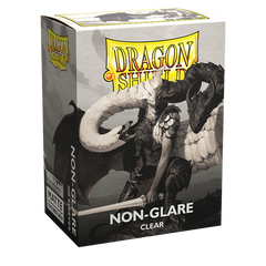 Dragon Shield: Standard 100ct Sleeves - Clear (Non-Glare Matte) | Gamers Paradise