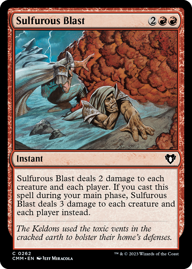 Sulfurous Blast [Commander Masters] | Gamers Paradise