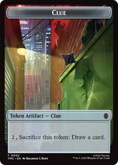 Treasure // Clue Double-Sided Token [Teenage Mutant Ninja Turtles Commander Tokens] | Gamers Paradise