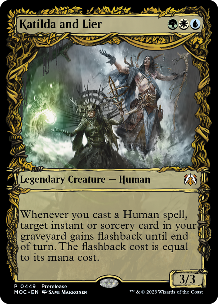 Katilda and Lier (Showcase Planar Booster Fun) [March of the Machine Commander Prerelease Promos] | Gamers Paradise