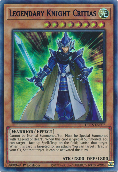 Legendary Knight Critias (Purple) [DLCS-EN002] Ultra Rare | Gamers Paradise