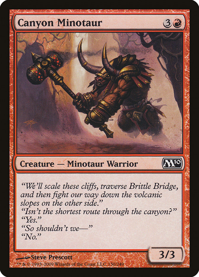 Canyon Minotaur [Magic 2010] | Gamers Paradise