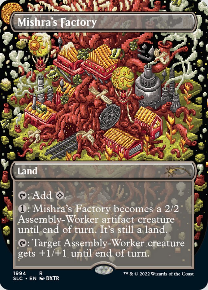 Mishra's Factory (Borderless) [Secret Lair Countdown Kit] | Gamers Paradise