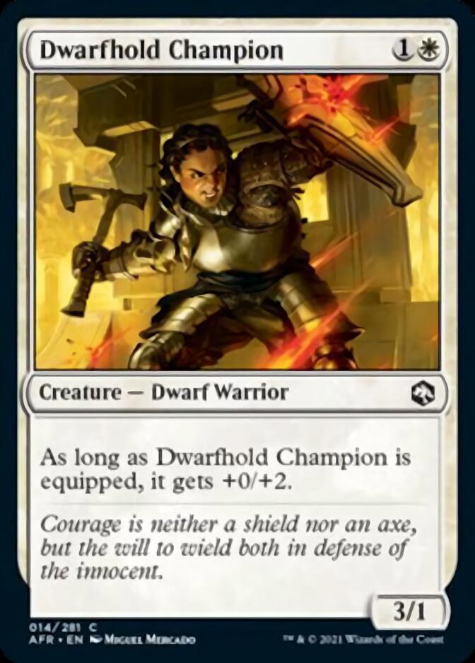 Dwarfhold Champion [Dungeons & Dragons: Adventures in the Forgotten Realms] | Gamers Paradise