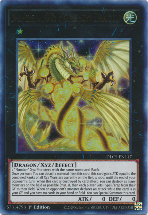 Number 100: Numeron Dragon [DLCS-EN117] Ultra Rare | Gamers Paradise