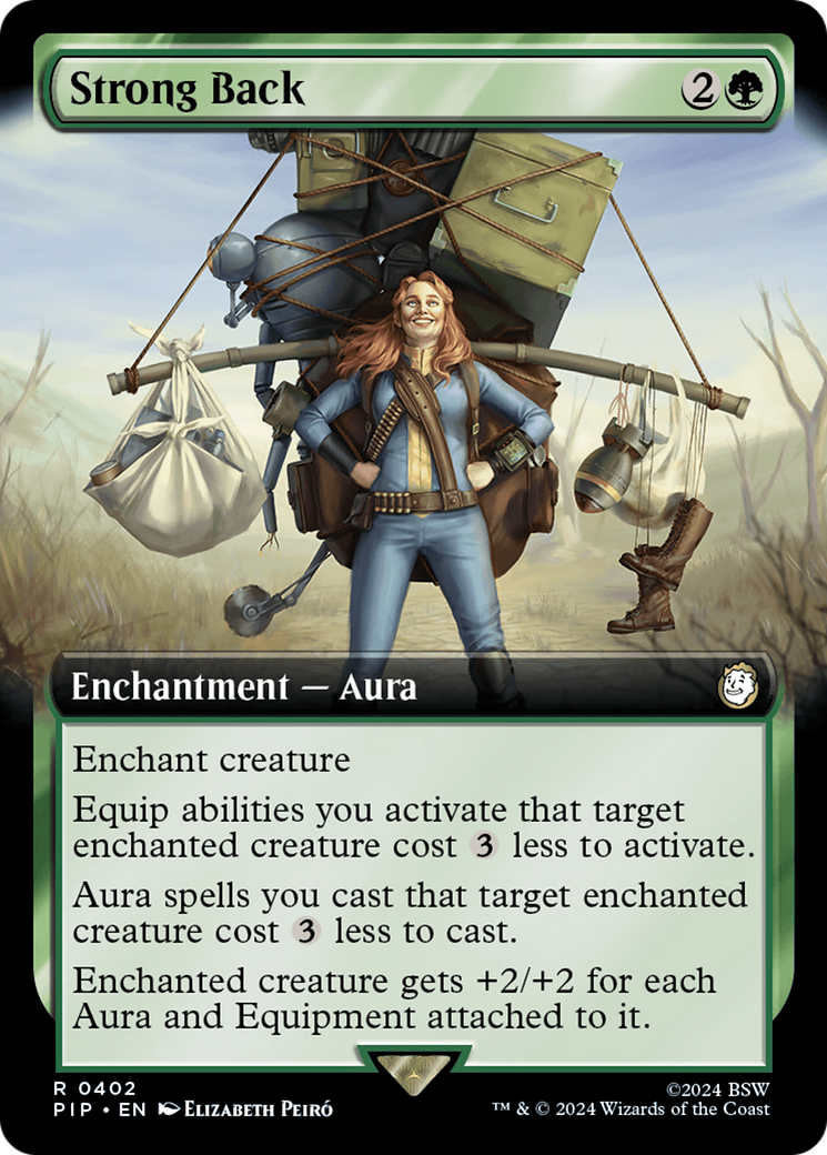 Strong Back (Extended Art) (Surge Foil) [Fallout] | Gamers Paradise