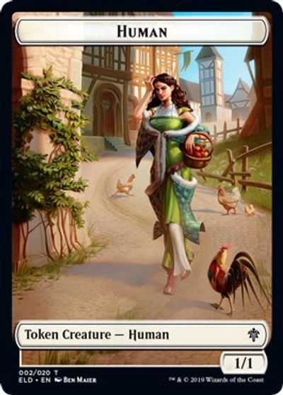 Human // Beast Double-Sided Token [Challenger Decks 2021 Tokens] | Gamers Paradise