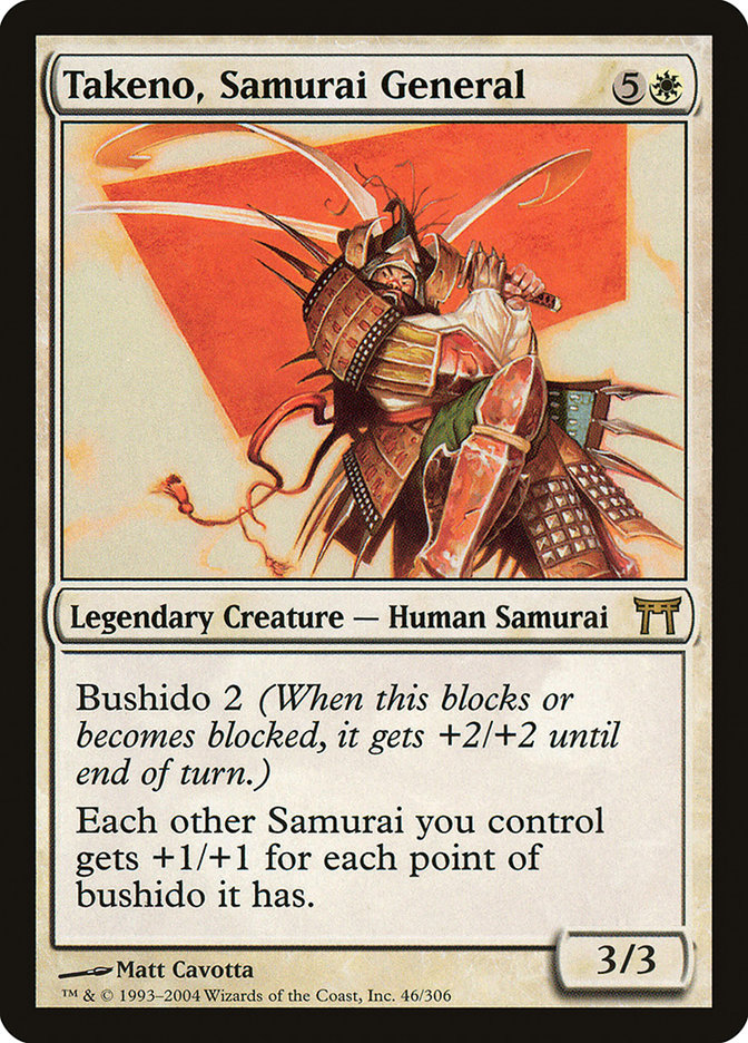 Takeno, Samurai General [Champions of Kamigawa] | Gamers Paradise