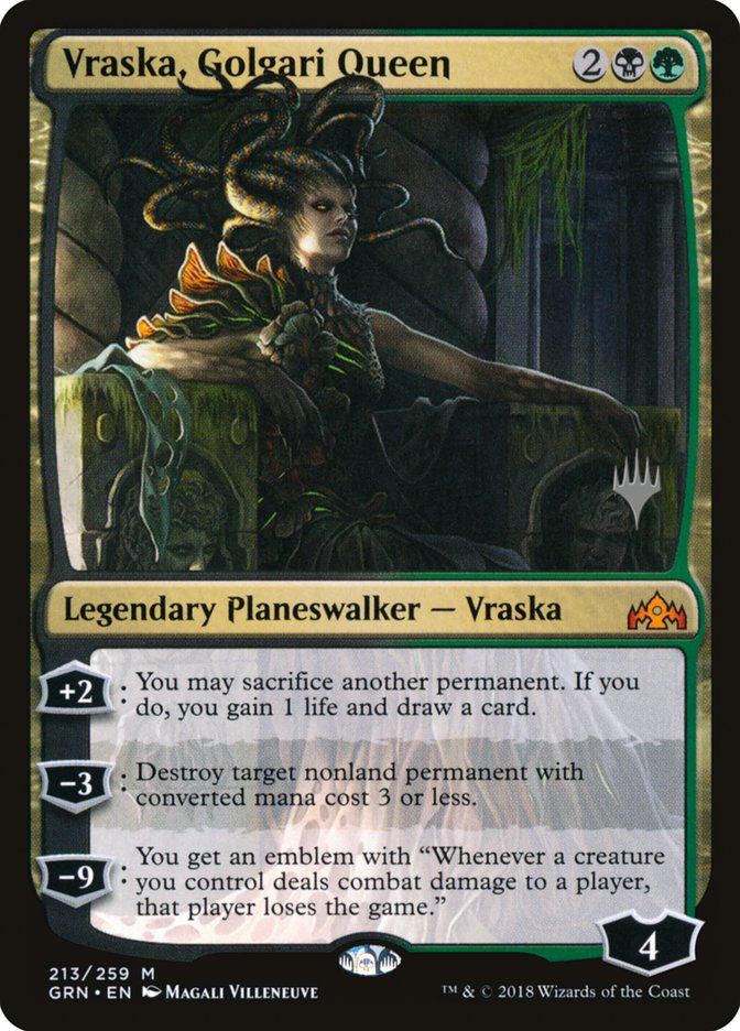 Vraska, Golgari Queen (Promo Pack) [Guilds of Ravnica Promos] | Gamers Paradise