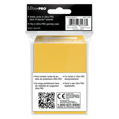 Ultra PRO: Deck Box - Solid Color (Yellow) | Gamers Paradise
