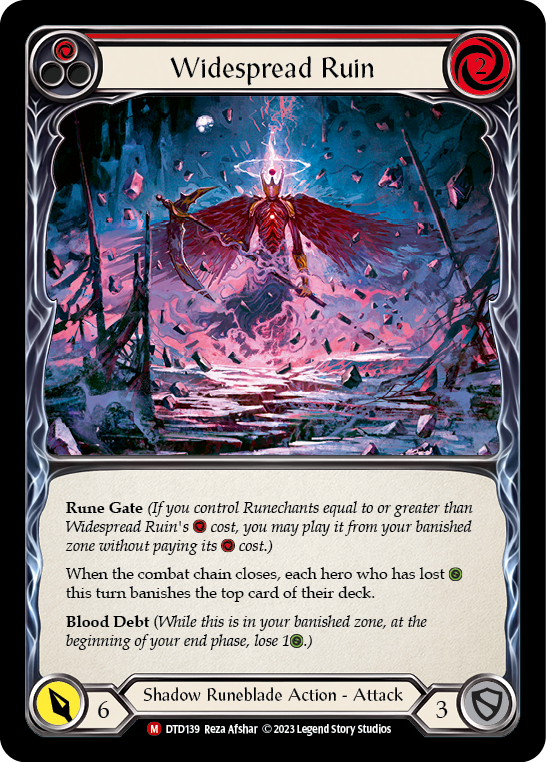 Widespread Ruin [DTD139] (Dusk Till Dawn)  Rainbow Foil | Gamers Paradise