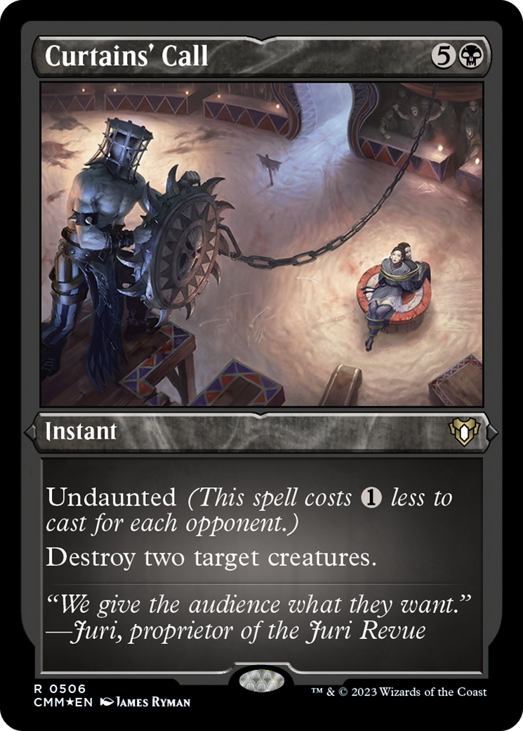 Curtains' Call (Foil Etched) [Commander Masters] | Gamers Paradise