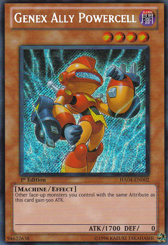 Genex Ally Powercell [HA04-EN002] Secret Rare | Gamers Paradise