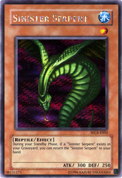 Sinister Serpent [WC4-E002] Prismatic Secret Rare | Gamers Paradise