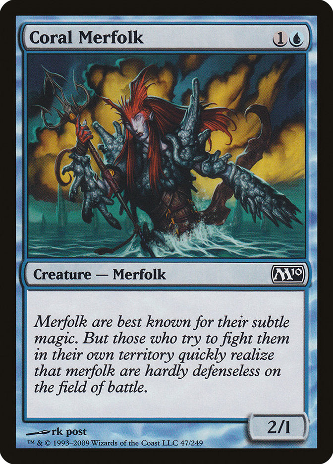 Coral Merfolk [Magic 2010] | Gamers Paradise
