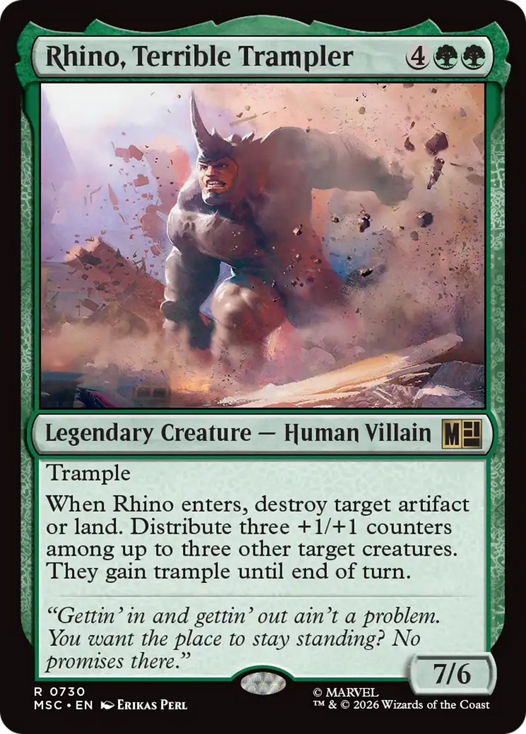 Rhino, Terrible Trampler [Marvel Super Heroes Commander] | Gamers Paradise