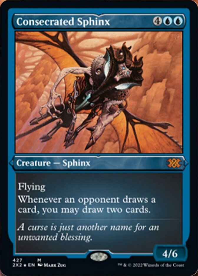 Consecrated Sphinx (Foil Etched) [Double Masters 2022] | Gamers Paradise