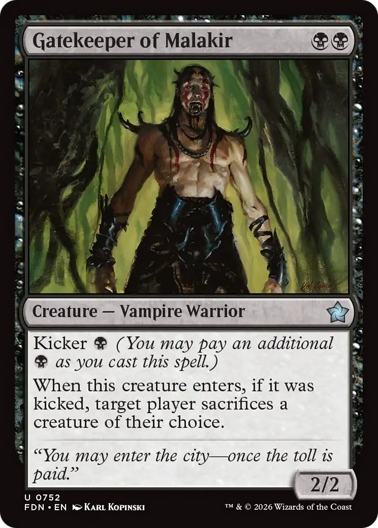 Gatekeeper of Malakir (0752) [Foundations] | Gamers Paradise