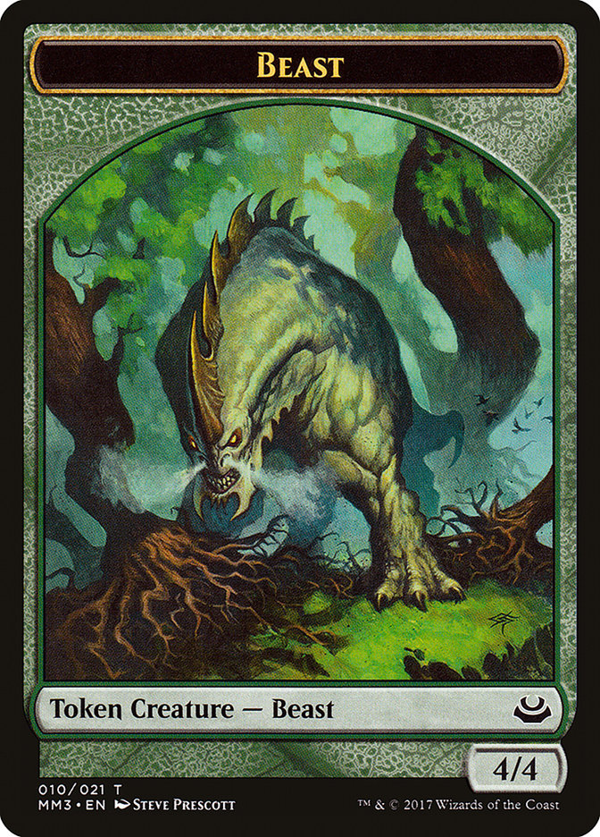 Beast Token (010/021) [Modern Masters 2017 Tokens] | Gamers Paradise