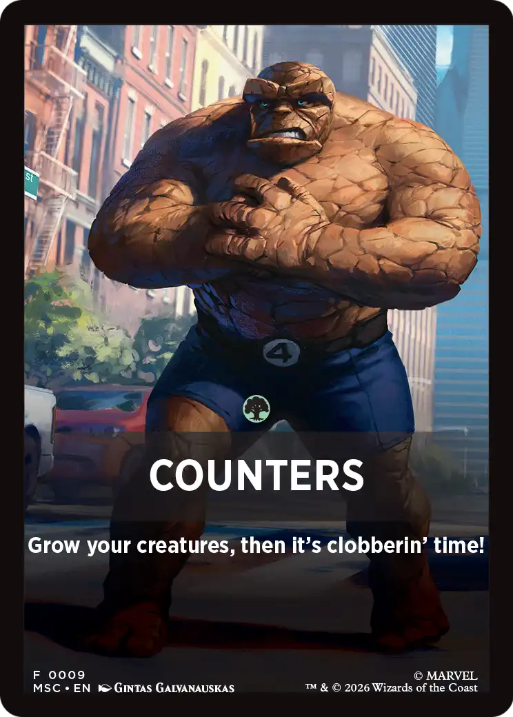 Counters Theme Card [Marvel Super Heroes Commander] | Gamers Paradise