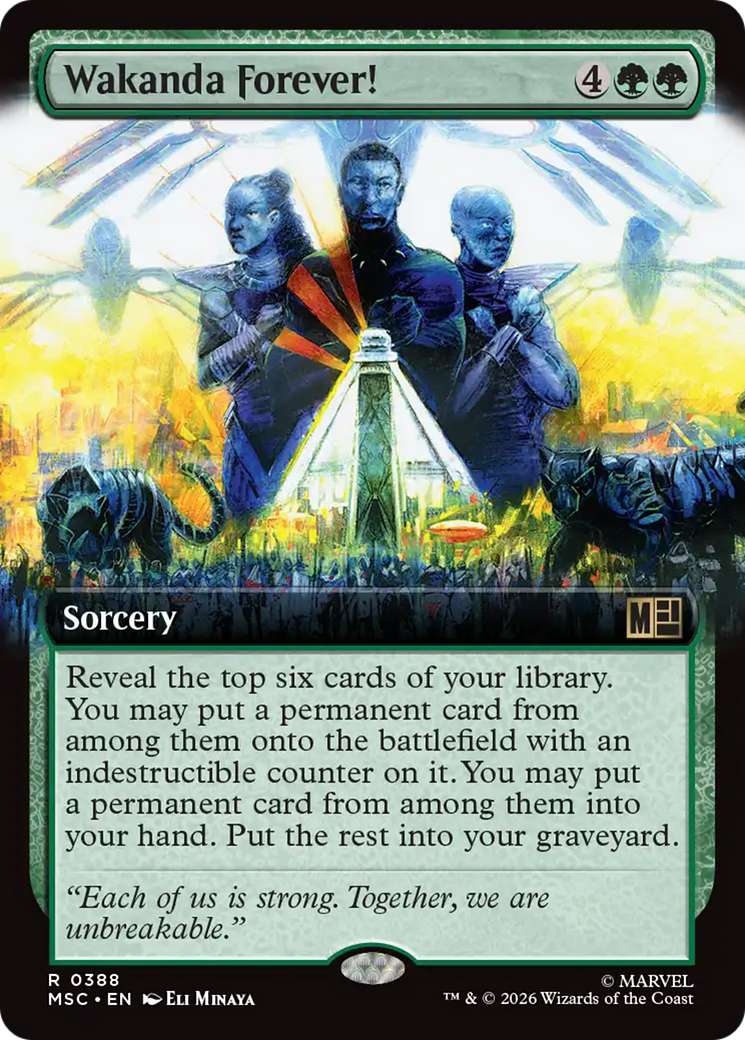Wakanda Forever! (Extended Art) [Marvel Super Heroes Commander] | Gamers Paradise