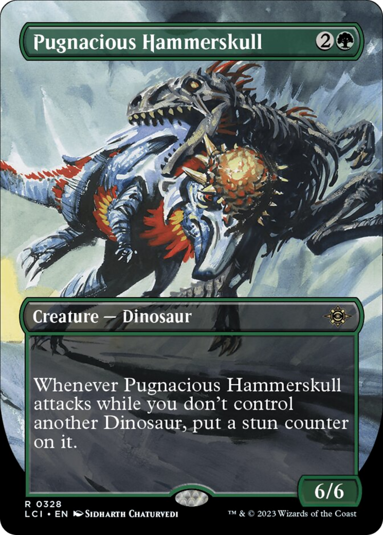 Pugnacious Hammerskull (Borderless) [The Lost Caverns of Ixalan] | Gamers Paradise