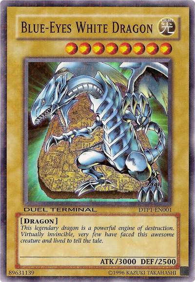 Blue-Eyes White Dragon [DTP1-EN001] Super Rare | Gamers Paradise