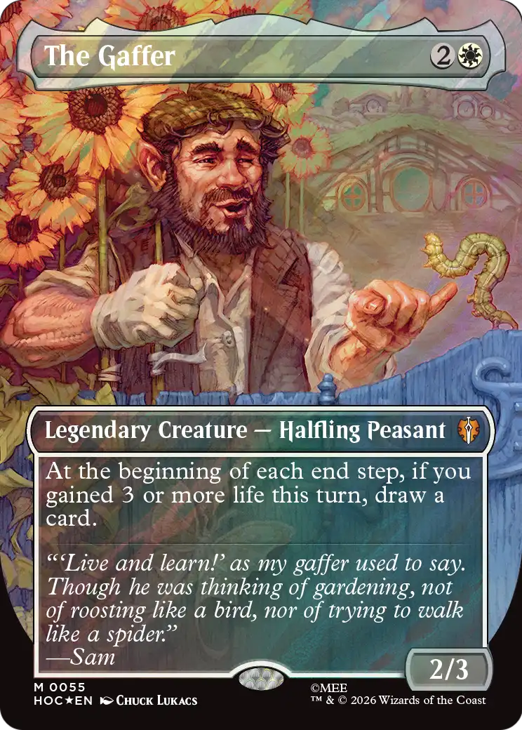 The Gaffer (Borderless) (Surge Foil) [The Hobbit] | Gamers Paradise