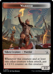 Warrior // Kraken Double-Sided Token [March of the Machine Tokens] | Gamers Paradise