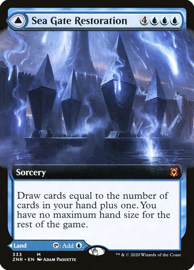 Sea Gate Restoration // Sea Gate, Reborn (Extended Art) [Zendikar Rising] | Gamers Paradise