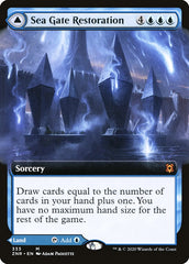 Sea Gate Restoration // Sea Gate, Reborn (Extended Art) [Zendikar Rising] | Gamers Paradise