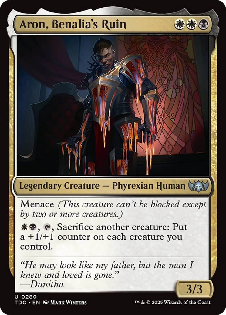 Aron, Benalia's Ruin [Tarkir: Dragonstorm Commander] | Gamers Paradise