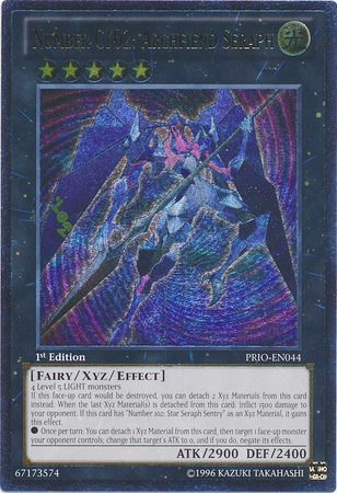 Number C102: Archfiend Seraph [PRIO-EN044] Ultimate Rare | Gamers Paradise
