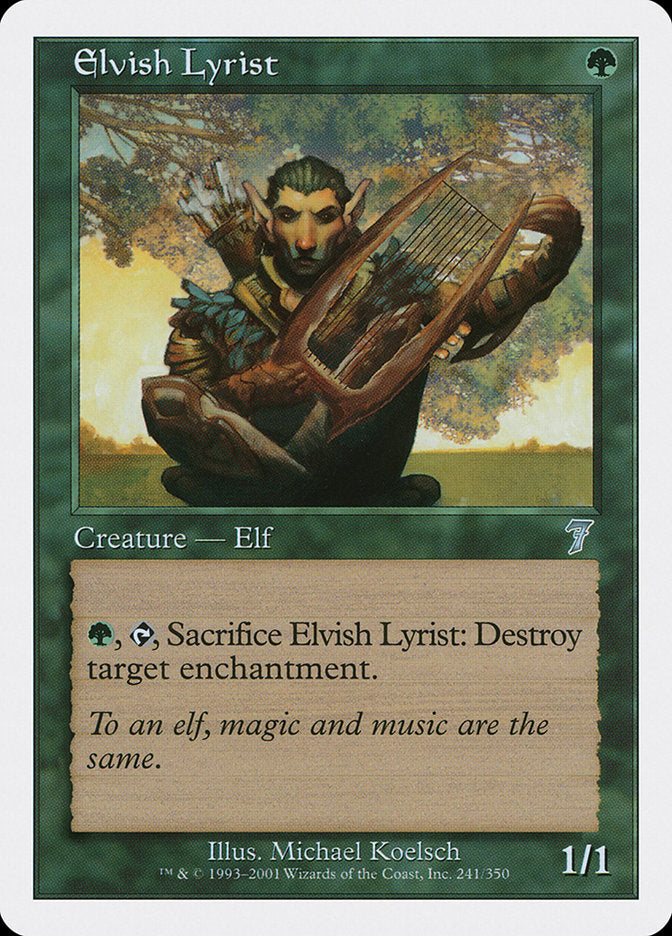 Elvish Lyrist [Seventh Edition] | Gamers Paradise